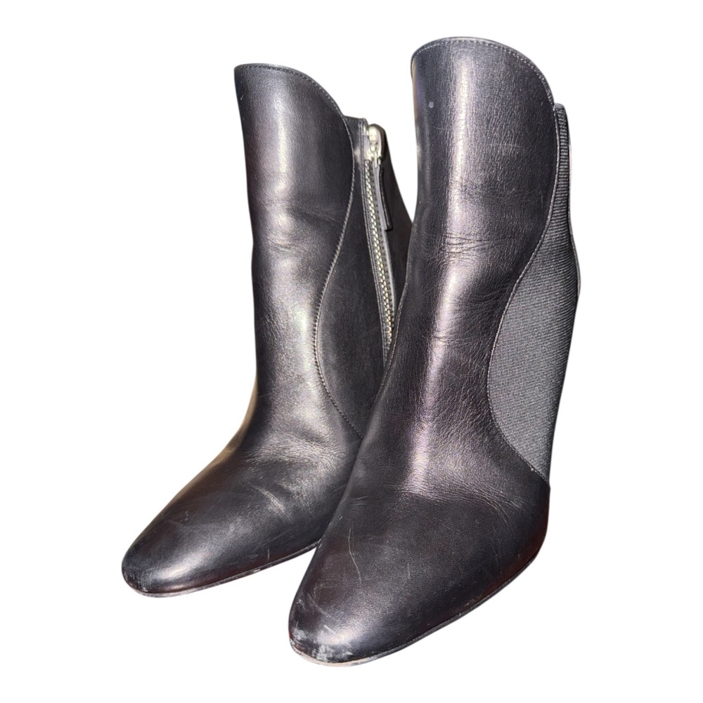 Giambattista Valli Ankle Boots Booties Heels 37 6 Mirror Heel - Picture 4 of 9